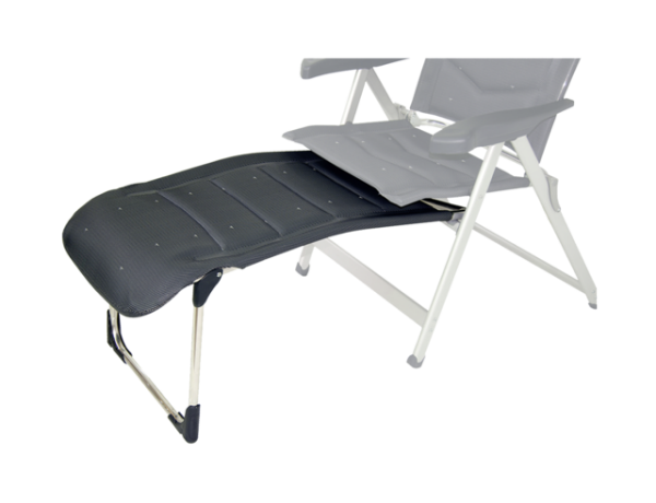 Deluxe CRESPO Beinauflage Alu, 48 x 45 x 90 cm Farbe anthrazit
