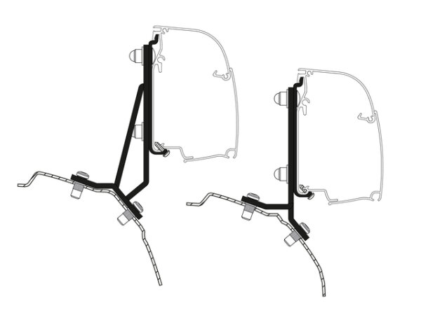 Wandadapter Thule TO 4200 passend f. Ford Transit Turneo Custom Minivan LHD