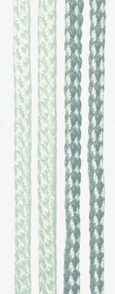 Kordelvorhang Arisol 100 x 220 cm Farbe silberweiß