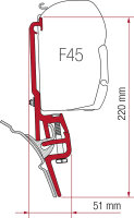 Adapter Fiamma Kit Brandrup pa ssend für VW T4 zu...