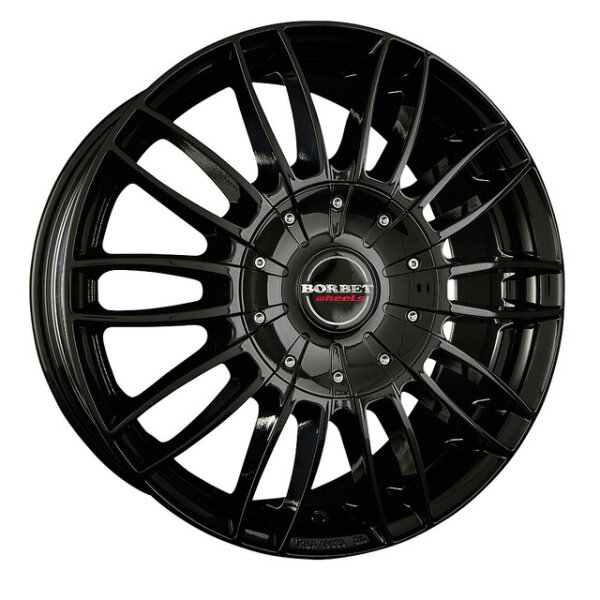 Leichtmetallfelge Borbet CW3 7,5 x 18 Zoll passend für Fiat Ducato Heavy black glossy