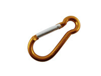 Karabinerhaken Heusser product Alu Farbe orange Inhalt 2...