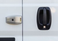 Sicherheitsschloss HEOSafe VAN Security, Schiebe-oder Heck/Flügeltür 2 St. gleich- schließend Fb. grau-silber