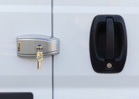 Sicherheitsschloss HEOSafe VAN Security, Schiebe-oder Heck/Flügeltür 2 St. gleich- schließend Fb. grau-silber