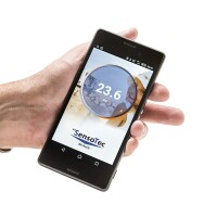 Digitale Stützlastwaage ATSensoTec STB150 B Farbe orange
