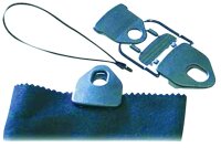 Tornado Clip mit Gummi- einbinder Inhalt 4 Stück...