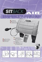 Rückenkissen Sitback Air Farbe schwarz