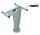 Einsäulen-Hubtisch Primero Comfort HSK Höhe 32,5 - 68,5 cm Farbe silbergrau