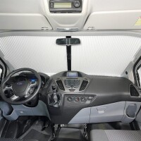 REMIfront IV Frontscheiben Verdunkelung passend für Ford Transit V362 ab 2012 - 2017 mit Sichtpaket 2  Farbe grau