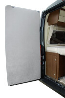 Thermovorhang Hindermann passend f. Fiat DucatoX250/290 ab 2007, Hecktür, 2-tlg. hoher Türausschnitt,hellgrau