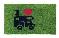 Fußmatte ARISOL Green Flock Camper 60 x 40 cm Farbe...
