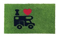 Fußmatte ARISOL Green Flock Camper 60 x 40 cm Farbe...