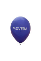 Movera Luftballon Farbe blau mit Movera Logo