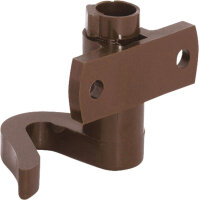 Drehstangenschloss 25 mm Farbe nickel