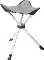 Hocker MOVERA Trivia klappbarer Dreibeinhocker Farbe grau