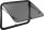 Ausstellfenster DOMECTIC S7P Alu 818 x 315 mm Farbe RAL9005