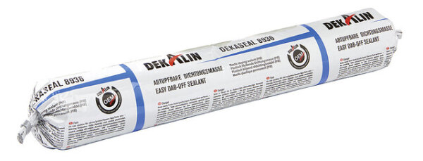 Dichtmasse DEKALIN Dekaseal 8936 Inhalt 0,56 l Farbe schwarz im Schlauch- beutel