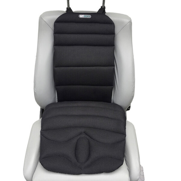 Ganzsitzauflage SITBACK Basic light 3D Farbe schwarz
