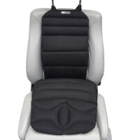 Ganzsitzauflage SITBACK Basic light 3D Farbe schwarz