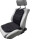 Ganzsitzauflage SITBACK Basic light 3D Farbe schwarz