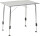 Tisch Dukdalf Stabilic-1 Luxe 80 x 60 cm, Farbe grau