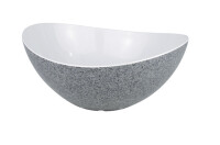 Salatschale Melamin gimex Solid Line Granite 2 l
