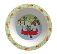 Kindergeschirrset gimex Adventure 3-tlg. Teller, Schale, Becher