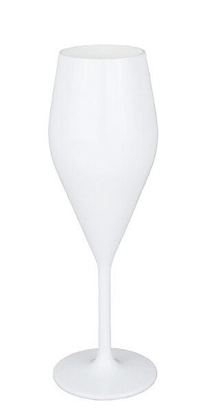 Champagnerglas gimex Eleganza 2er-Set Fb. weiß 230 ml