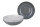 Suppenteller Melamin gimex Solid Line Granite 4-tlg. Set