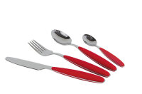 Besteckset gimex Edelstahl 16-tlg. Farbe rot