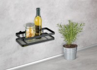 Universalregal WENKO Gala Farbe schwarz / grau