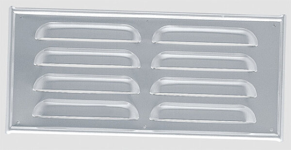 Kiemenblech Alu eloxiert 36,0 x 11,5 cm