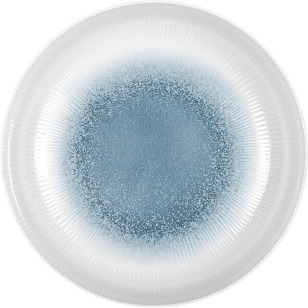 Suppenteller Melamin BRUNNER Meteore Azur Durchm. 21 cm Farbe weiß / blau