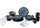 Geschirrset Melamin BRUNNER Venetian All inclusive VIP 40-tlg. Farbe schwarz / blau