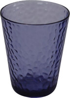 Wasserglas PC gimex Azur gehämmert Farbe navy blue...