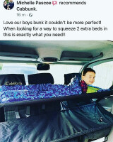 Kinderbett Cabbunk Einzelbett passend für Ford Transit 2007 - 2015