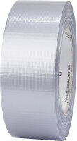 Uni-Gewebeband Petec 50 m x 48 mm Farbe silber