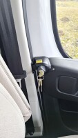HEOSystem Set gleichschließend HEOSafe 1x Diebstahlschloss passend für Ducato schwarz ab´21, 3 x Zusatzschloss weiß
