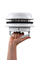 Dachlüfter MAXXAIR Maxxfan Dome Plus mit LED Farbe weiß