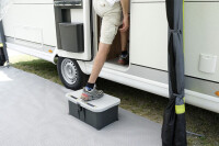 Boxstep BRUNNER Caravantrittstufe mit Stauraum Farbe grau
