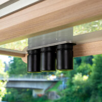 Feinkost-Magnetgläser silwy ALL BLACK 192 ml 3er-Set...