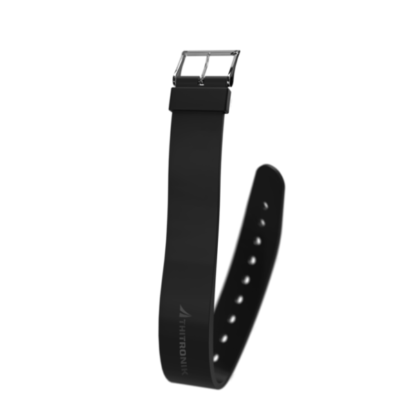 NFC - Silikonarmband THITRONIK Größe M, Farbe schwarz