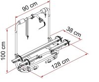 Fahrradträger FIAMMA Carry Bike Caravan XL A Pro 200...