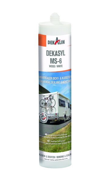Klebstoff DEKALIN Dekasyl MS-6 Kartusche Inhalt 310 ml Farbe schwarz