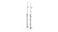 Heckleiter FIAMMA Deluxe DJ Farbe eloxiert