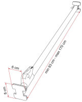 Sicherungsstange Fiamma Luggage Bar teleskopierbar ca. 93...