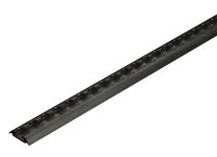 Airlineschiene allsafe halbrund light, Länge 2.000 mm Farbe schwarz eloxiert
