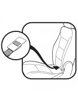Sitzauflage SITBACK Air Fit Up Stoff 3 D Farbe black