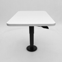 Tischplatte-Leichtbau VierTec 80 x 45 cm, Farbe weiss Hochglanz