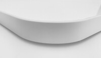 Tischplatte-Leichtbau VierTec 80 x 45 cm, Farbe weiss Hochglanz